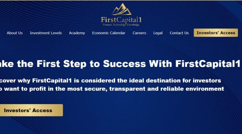  FirstCapital1 Reviews (firstcapital1.com 2023 Fraud)